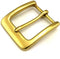 LAXPICOL 1.5"(38mm) Heavy Duty Solid Brass Single Prong Square Belt Buckle...