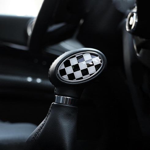 TOMALL Car Gear Shift Knob Cover Compatible with Mini Cooper/Cooper S Clubman F54 F56 Hardtop F55 Hardtop 4-Door Convertible F57 Auto Shift Gear C...
