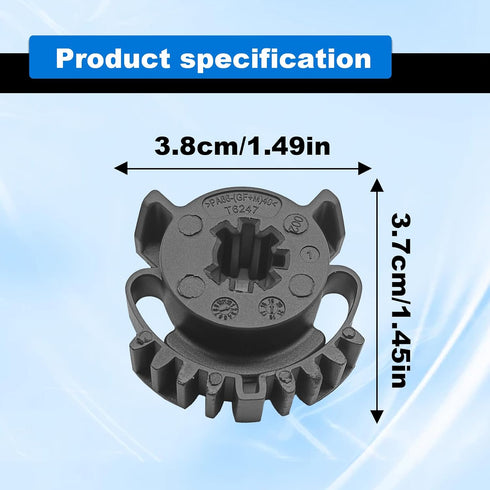2Pcs HVAC Blend Door Gear Kit Compatible with 2011 2012 2013 2014 2015 2016 JEEP GRAND CHEROKEE HVAC Heater Blend Door Actuator 68214880AA...