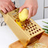 Large Stainless Steel 4 Sides Grater Slicer with Handle, Multifunctional Cutter Planing for Ginger, Garlic, Cucumbers, Carrots, Cheese, Potato, Er...