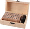 N/B Wooden Rubber Stamps Kit, Fashionclubs 36pcs Vintage Alphabet Letter Number Set, Craft Ink Stamp Stamper Seal Set with Storage Box - For Card ...
