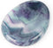 Artistone Rainbow Fluorite Crystal Chakra Thumb Worry Stone Teardrop Reiki Healing Stone Pocket Palm Stones for Anxiety Stress Relief Meditation T...