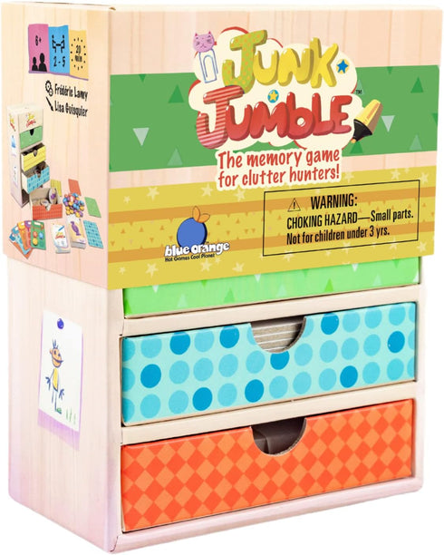 Junk Jumble Fun Memory Kids Board Game – Kids and Family Friendly Educational Game by Blue Orange Games - 2 to 5 Players for Ages 6+...