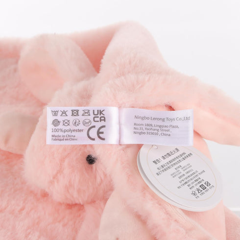 Apricot Lamb Stuffed Animals Blush Bunny Rabbit Security Blanket Infant Nursery Character Blanket Luxury Snuggler Plush Baby Lovey(Blush Bunny)...