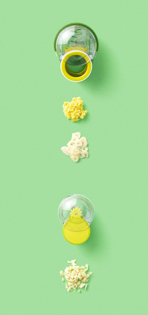 Chef’n GarlicZoom Garlic Chopper, Handheld Garlic Mincer with Rolling Action, Easy to Use and Clean, Compact Size for Quick Prep, Dishwasher Safe...