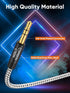 CableCreation 3.5mm Cable(6FT/1.8M) 3.5mm Audio Cable Male to Male, 1/8 Auxiliary Stereo Aux Cord Compatible with Headphones,Car,Speaker,iPods, iP...