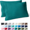 Bare Home Microfiber Pillow Cases - King Size Set of 2 - Cooling Pillowcases - Double Brushed - Emerald Pillowcases 2 Pack - Easy Care (King Pillo...