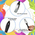 Silicone Color Shaper Brush Wide Firm Flat Silicone Paint Brush Solid Flat Flexible Acrylic and Water Based Painting Tool for Paint Stains (1 Inch...