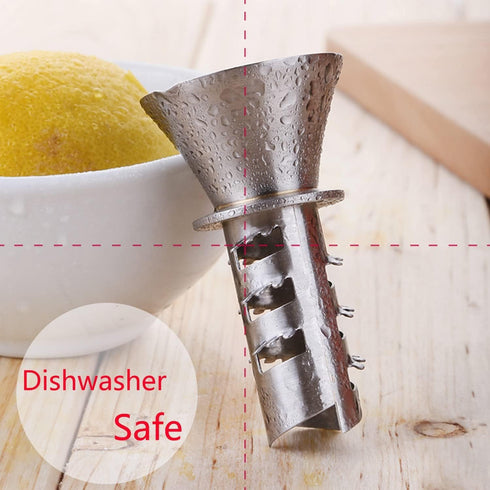 Best Utensils Stainless Steel Manual Lemon Juicer, Reamer 18/8 Stainless Steel, Hand Citrus Juicer and Lemon Pourer...