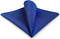 S&W SHLAX&WING Pocket Squares for Men Royal Blue Solid Color for Mens Suits...