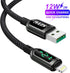 AICase iPhone Charger Cable, 6.4ft Nylon Braided Charging Syncing Cord with LED Display Compatible with iPhone 13 13 Pro 12 Pro Max 12 11 X XS XR ...