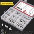 Hilitchi 123Pcs Metric Hydraulic Zerk Grease Fittings Assortment Kit (Metric)...