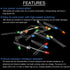250PCS LED Diode 3mm LED Light Emitting Diode 2pin RoundIn-line LED Bead Assembly Mix Color (Red, Yellow, Blue, Green and White 5 Colors)...