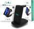3-in-1 Wireless Charger Foldable - NiYo Universal Charging Station Compatible w/iPhone 14/13 Pro/13/12/11/Pro/SE/XS/XR/8, Apple Smartwatch & Airpo...