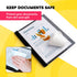 Report Covers - Report Covers with 3-Prong Fasteners Clear Front - Presentation Folders - Presentation Binder (10 Set, Plastic, 8.5x11") - Clear F...