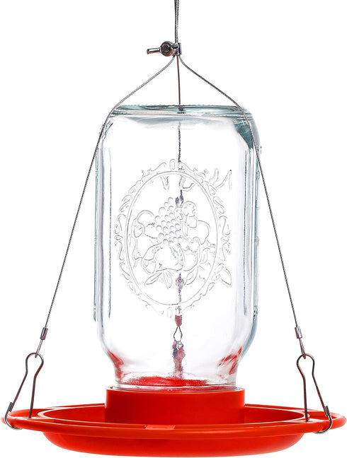 1 PCS | Birds Feeder for Outside Hanging | Wild Birds Feeders Suitable for Mason Jar (2.75 in Diameter-8/16/24/32oz) | Birds Feeders as Garden Gif...