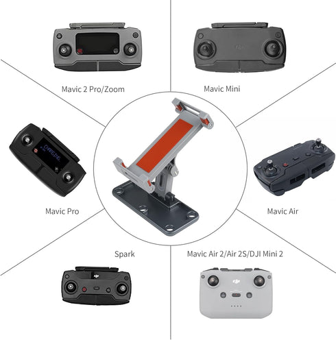 Hanatora 4.7-12.9 Inch Tablet Holder Mount for DJI Mavic Mini,Mini SE,Mavic 2 Pro/Zoom,Mavic Air,Spark,Mavic Pro/Platinum Remote Controller, Alumi...