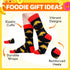 Zmart Food Drink Gifts for Men - Taco Whiskey Gifts for Him, Funny Saying Tacosaurus Whiskey Socks...