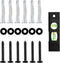 MOUNTUP Lag Bolt Kit for TV Wall Mount Comes with M8×65mm Lag Bolt & Washer for Wood Stud, Plastic Anchors for Concrete Wall, includes Bubble Leve...