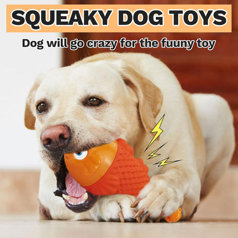 Tough Dog Toys for Aggressive Chewers Large Breeds, Durable Dog Toys to Keep Them Busy, Dog Chew Toys, Indestructible Dog Toys for Large Dogs, Squ...