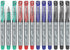 ARTEZA Disposable Fountain Pen Set of 12, 4 Basic Colors - Quick-Drying Ink for Smooth Writing, Calligraphy, Journaling, Sketching, and Doodling...