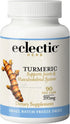 ECLECTIC INSTITUTE Raw Freeze-Dried Turmeric | US Grown | Vegetarian, Non-GMO, Gluten Free | 90 CT (395 mg)...