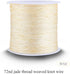100M x 0.8mm Nylon Chinese Knot Cord Rattail Macrame Shamballa Thread String (Beige)...