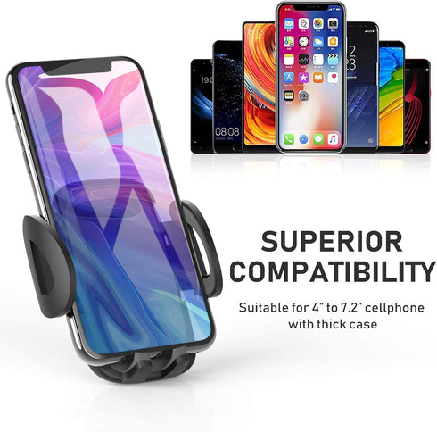 Cup Car Phone Holder for Car, Car Cup Holder Phone Mount, Universal Adjustable Gooseneck Cup Holder Cradle Car Mount for Cell Phone iPhone,Samsung...