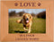 CustomGiftsNow Love Is A Four Legged Word Alder Wood Picture Frame - Great Gift for a Dog Lover (4x6 Horizontal)...