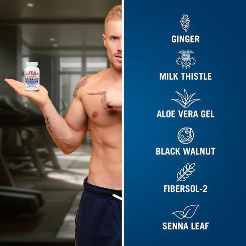 Century Systems The Cleaner Detox, Powerful 7-Day Complete Internal Cleansing Formula for Men, Support Digestive Health, 52 Vegetarian Capsules...