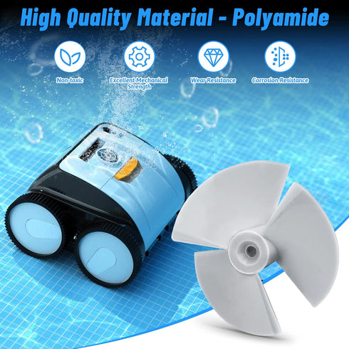 Pool Cleaner Impeller RCX11000 with Screw Replacement for Hayward TigerShark QC/SharkVAC XL Robotic Pool Cleaners...