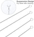 Straw Cleaner Brush, Extra Long Nylon Bristles and Stainless Steel Handle Cleaning Brushes for Washing Glass Silicone Metal Straws Tea Pot Spout B...