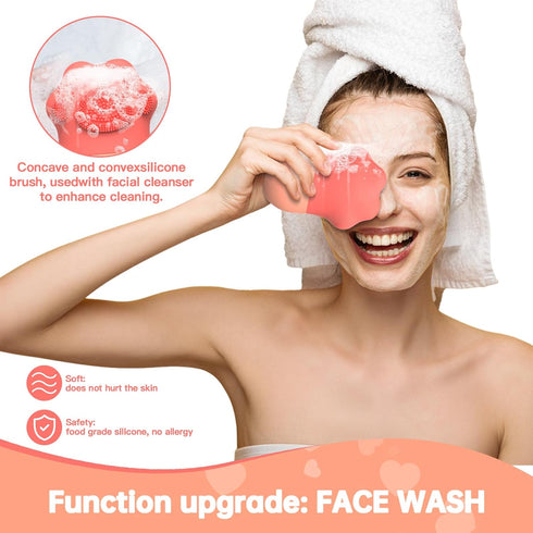 Ice Face Roller, Ice Mold for Face and Eyes,De-Puff Eye Bags,Reduce Migraine Pain,Reusable Massage Silicone Ice Mold Skin Care Tools(Pink)...