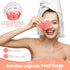 Ice Face Roller, Ice Mold for Face and Eyes,De-Puff Eye Bags,Reduce Migraine Pain,Reusable Massage Silicone Ice Mold Skin Care Tools(Pink)...