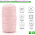350g Crochet Yarn,Yarn for Crocheting,Thick Knitting Yarn,Elastic Fabric Cloth T Shirt Yarn, Spaghetti Yarn Soft Yarn for Hand DIY Dolls Bags Bask...