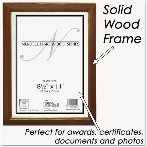 NuDell Certificate Frame | Frame for 8.5" x 11" Documents | Diploma frame | Picture Frames | Document Holder | Certificate Holders | Document Fram...
