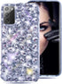 Bonitec for Samsung Galaxy Note 20 Case 3D Glitter Sparkle Bling Case Luxury Shiny Crystal Rhinestone Diamond Bumper Clear Gems Protective Case Co...