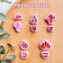 KEOKER Clay Cutters for Polymer Clay Jewelry, Cactus Polymer Clay Cutters for Earrings jewelry Making, 10 Shapes Potted Plant Clay Earrings Cutter...