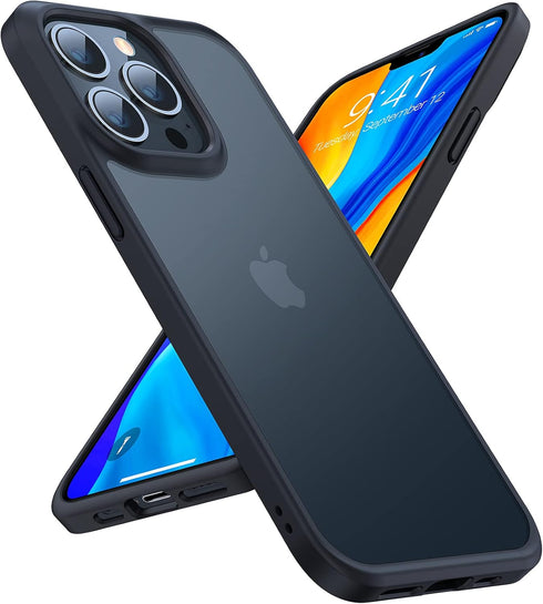 TORRAS ???????????????? Shockproof for iPhone 13 Pro Max Case, Military Grade Drop Protection, Sleek Premium Touch, Translucent Matte Slim Case fo...