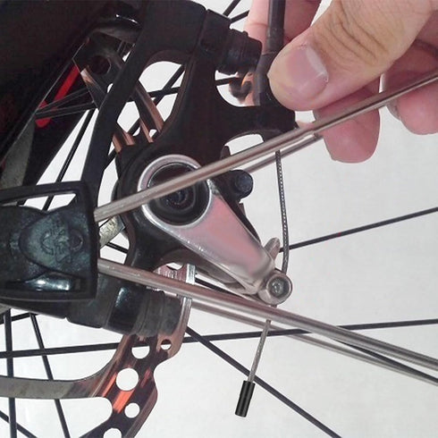 50 Pieces Bicycle Shift/Brake Cable End Cap 4mm and 5mm Bike Brake Cable End Cap Brake Cable Housing End Caps for Road Bicycle...