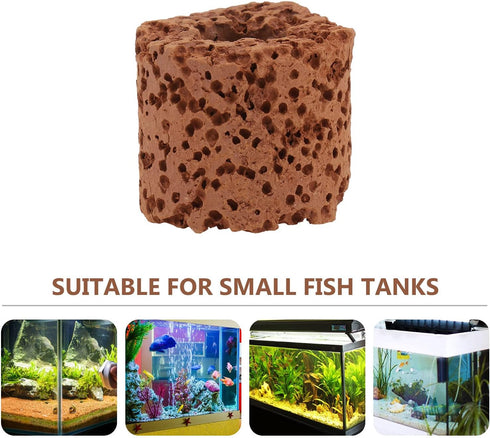 Totority Aquarium Plant Anchors 30pcs Aquatic Fixed Ring Water Plant Fixed Ring Aquarium Plant Holder Pottery Gravity Ring Fish Tank Grass Ring Aq...