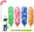 4 Pack Extendable Static Feather Duster,25" to 55" Length, Detachable and Beandable and Washable Head,Cleaning Supplies for Office,Car,Window,Furn...