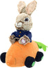 Animal Adventure | Peter Rabbit and Flopsy | Collectible 11" Singing Plush Peter Rabbit Driving a Carrot Car...