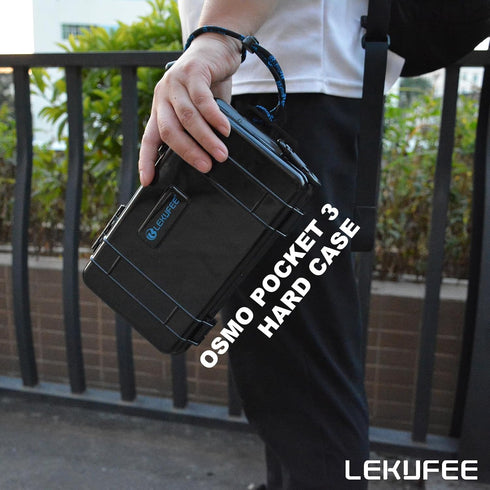 Lekufee Travel Waterproof Hard Case Compatible with DJI Osmo Pocket 3/Creator Combo/Power Expansion Combo/DJI Pocket 3 Video Camera/Vlogging Camer...