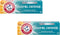 ARM & HAMMER Enamel Defense Fluoride Anticavity Toothpaste Fresh Mint 4.3 oz (Packs of 2)...