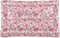 Pink Floral Pet Bed Pad Soft Dog Bed Mat with Anti-Slip Bottom, Machine Washable Crate Pad Mattress for Dog Sleeping...