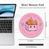 Funny Mouse Pad for Desk, Cute Office Decor for Women, Dumpster on Fire Small Mousepad with Non-Slip Rubber Base, Personalized Round Computer Mous...