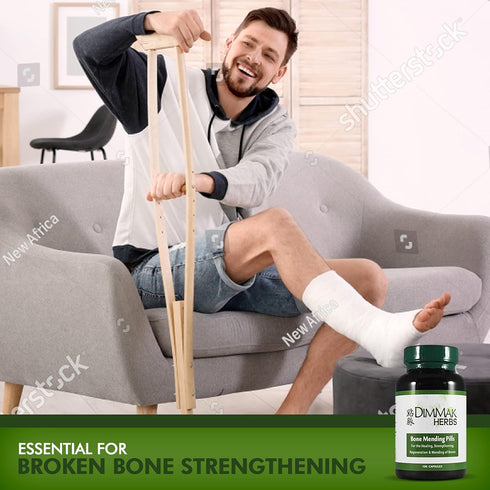 Certified Organic Bone Mending Pills by Dimmak Herbs, Bone Fracture Healing Supplement, Bone Strengthening Pills, Chinese Medicine Herbs - 100 cap...