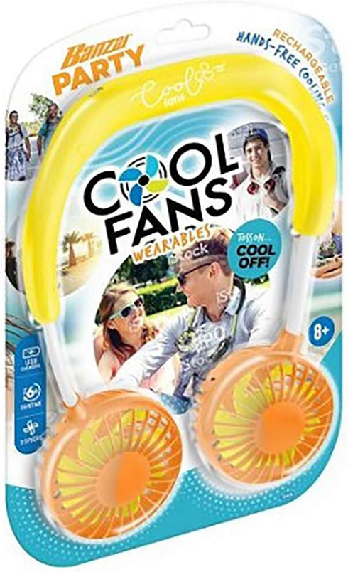 BANZAI Cool Fans Wearables - Colors May Vary...