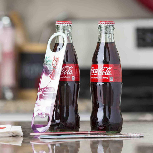 Tablecraft Coca-Cola Vintage Logo "Beach" Flat Bottle Opener, Red...